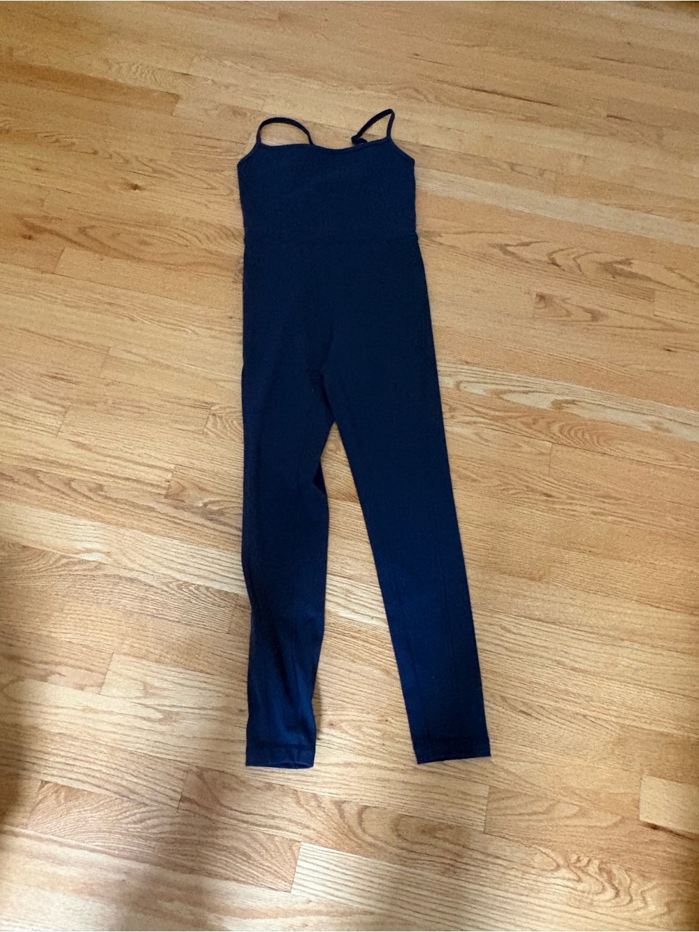Aritzia Navy Spaghetti-Strap Slim Jumpsuit one piece in Navy